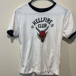 White Hellfire Club Graphic T-Shirt